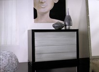 Комод, отделка LIQERIZIA и FOGLIA ARGENTO, арт. BL.CHD.MR.3, BELLUTTI